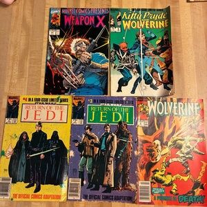 Marvel Comics Miscellaneous Lot of 5